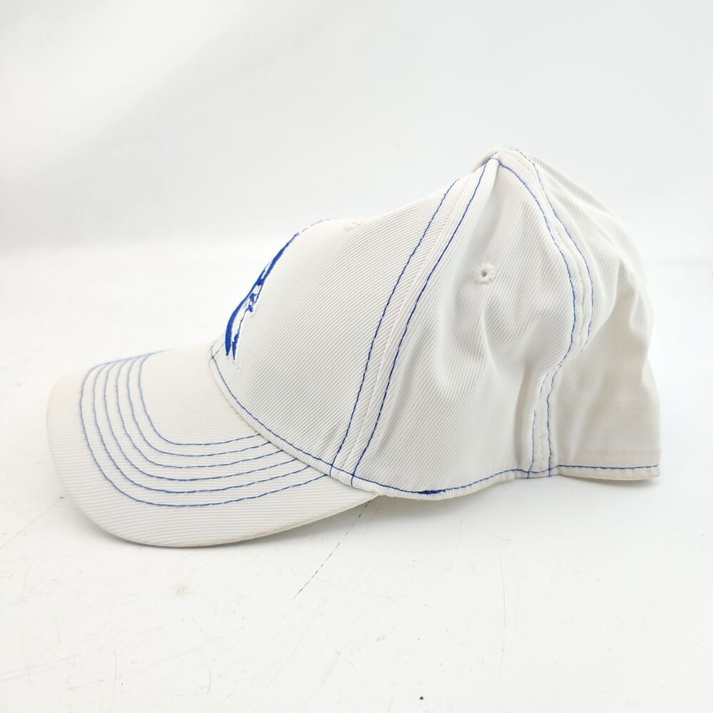 Blue Devils Baseball Cap Fitted Os Fm White Blue - Picture 4 of 5